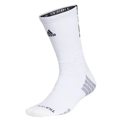 adidas Unisex Creator Basketball Crew Socks (1-Pair) White/Black