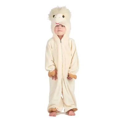 (3-4 years (98-104cm)) Children's luxury plush llama costume