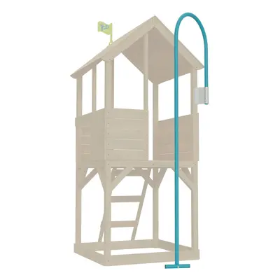 TP Treehouse Wooden Play Tower Fireman's Pole