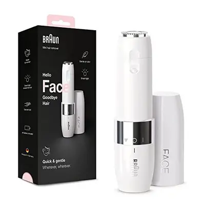 Braun Face Mini Hair Remover, Facial Hair Remover for Women Mini-Sized Design For Portability, E