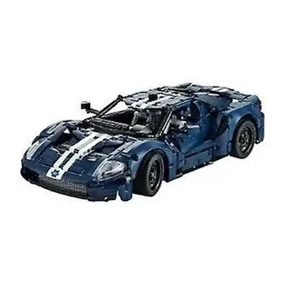 (with pdf manual) Technical Moc Ford Gt Muscle Sports Car Building Blocks Model Racing Vehicle A