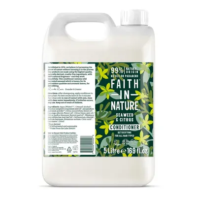 Natural Seaweed & Citrus Conditioner, Detoxifying, Vegan & Cruelty Free, No SLS or Parabens, Nor