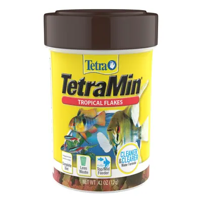 TetraMin Nutritionally Balanced Tropical Flake Food for Tropical Fish, 0.42 oz