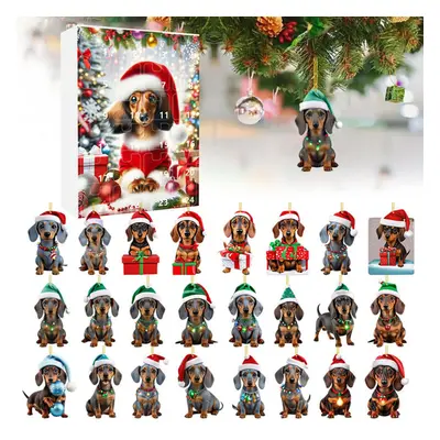 (S, One Size) Christmas Hanging Decor Countdown Calendar Decorative Taylor Hangings Advent Calen