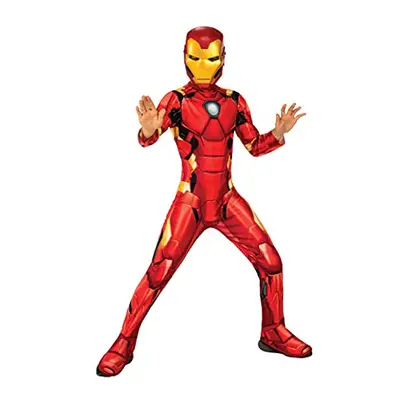 Rubies Official Marvel Avengers Iron Man Classic Childs Costume, Kids Superhero Fancy Dress Medi