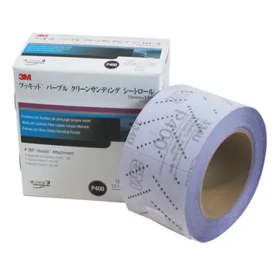 3M Hookit 334U Purple mm x m P400 Grit Clean Sanding Sheet