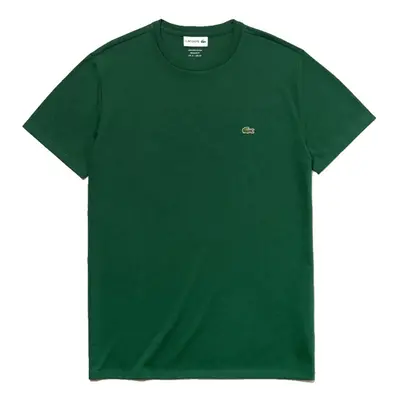 Lacoste mens Short Sleeve Crew Neck Pima Cotton Jersey T-shirt T Shirt