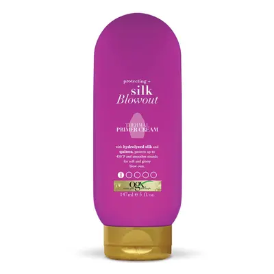 OGX Protecting + Silk Blowout Thermal Primer Cream, Ounce (64051)