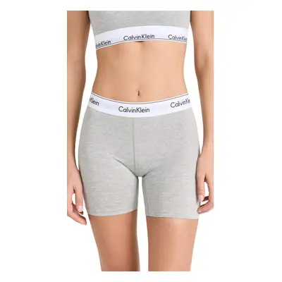 Calvin Klein Women's Modern Cotton Boxer Brief Grey Heather Medium