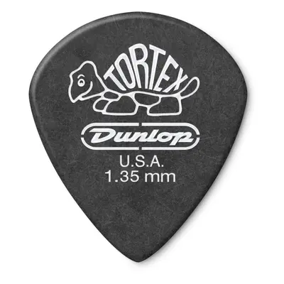 Dunlop 498R1.35 Tortex Jazz III Black 1.35mm 72/Bag