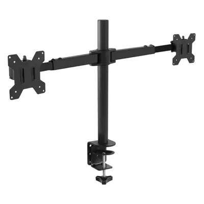 VIVO Dual LCD LED to inch Monitor Desk Mount Heavy Duty Adjustable Telescoping Arms Flush Wall S