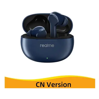 (Blue) CN Version realme Buds T100 TWS Earphone Bluetooth 5.3 AI Niose Cancelling