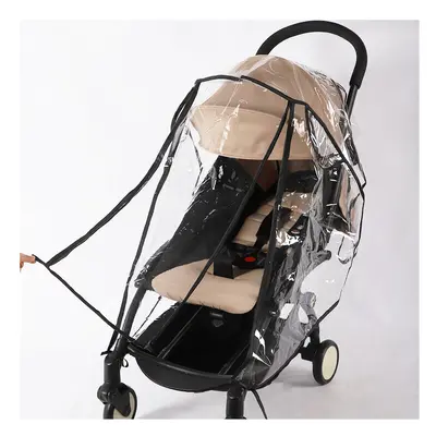 (Double zipper style) Stroller Rain Cover Safety EVA Fit YOYO/YOYO2/Yoya Baby Carrige Rain Coat 