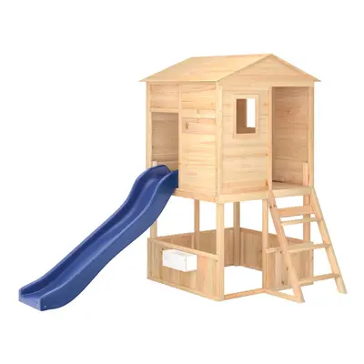 vidaXL Outdoor Playset Solid Wood Fir playset wooden playset playground set