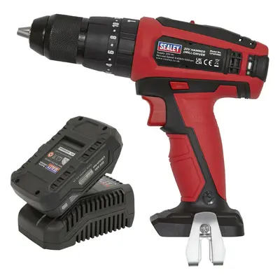 20V Hammer Drill Driver Kit - Includes 2Ah Battery & Charger - Storage Bag