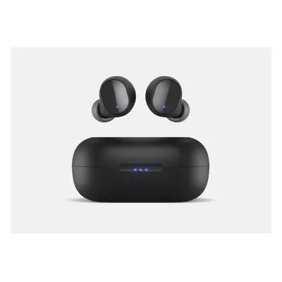 Status Audio Between Micro Wireless Earbuds w/Charging Case - Discreet & Ultra Compact - Hybrid 