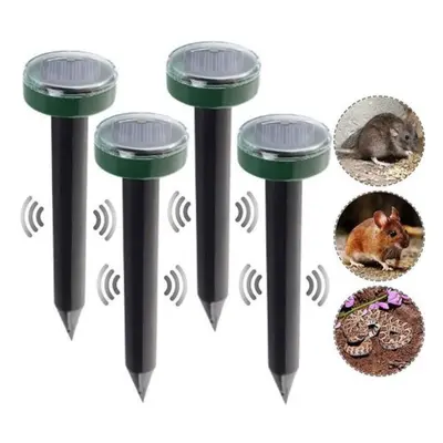 (20pcs) Mole Repellers Solar Ultrasonic Useful Multipurpose Portable Rat Repellers For Garden