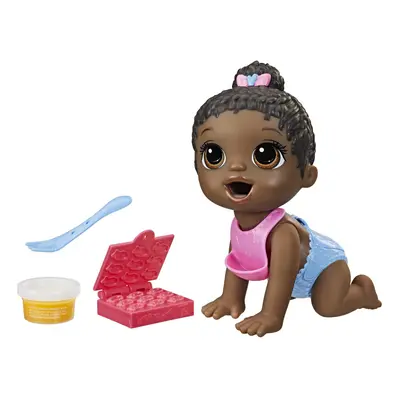 Baby Alive Lil Snacks Doll, Eats and Poops, Snack-Themed 8-Inch Baby Doll, Snack Box Mold, Toy f