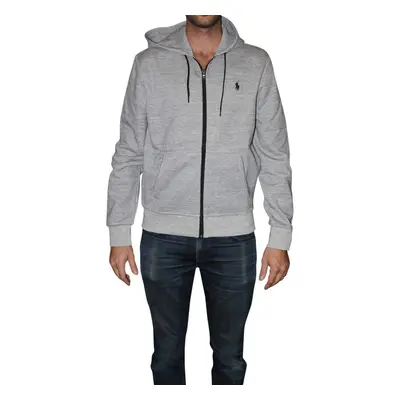 POLO RALPH LAUREN Double Knit Tech Fleece Hoodie (Large Gray)