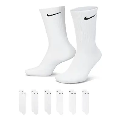 Nike Kids Everyday cotton cushioned crew Socks (6 Pair) WhiteBlack