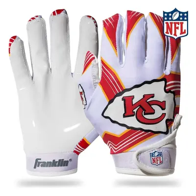 Franklin Sports Kansas City Chiefs Youth Football - Receiver Gloves fo