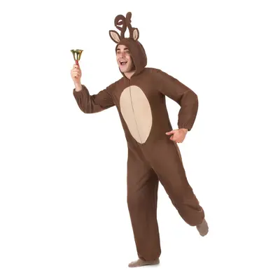 Men's reindeer hooded jumpsuit