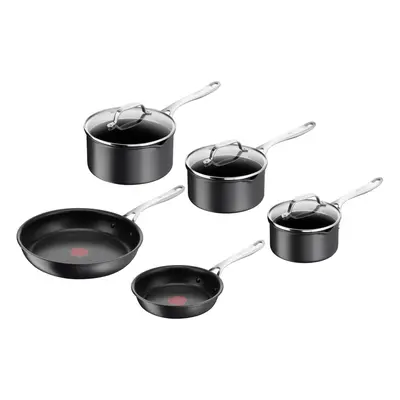 Tefal Jamie Oliver Cook's Direct Piece Non-Stick Pan Set, and cm Frying Pans, 16&18&20 cm Saucep