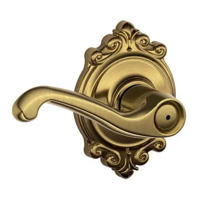 Schlage F40 FLA BRK Brookshire collection Flair Privacy Lever Ant