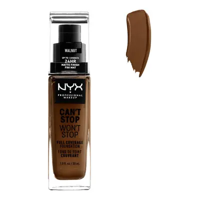 Nyx CanÃÂ´t Stop WonÃÂ´t Stop Full Coverage Foundation Walnut 30ml