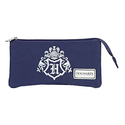 karactermania Harry Potter Academy-Triple HS Pencil Case, Dark Blue