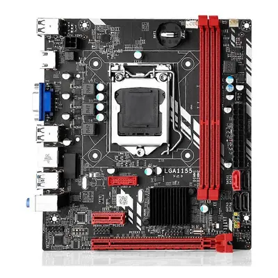 B75M Desktop Motherboard LGA for I3 I5 I7 CPU 3XUSB 3.0 SATA 3.0 Up to 16GB Support DDR3 Memory