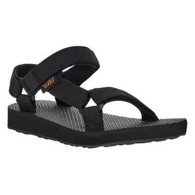 (10K UK, Black) Teva Kids Original Universal Adjustable Summer Outdoor Flip Flops Sandals