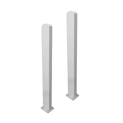 Zippity Outdoor Products ZP19011 Surface Mounts Vinyl Fence, White