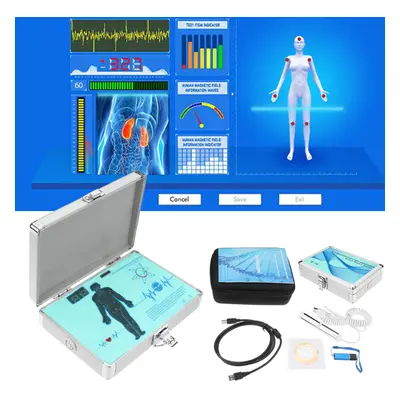 English Spanish Quantum Magnetic Resonance Health Body Analyzer Newest Generation