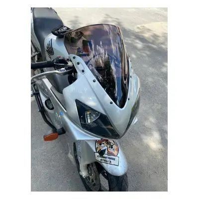 (Smoke) Motorcycle Double Bubble Windshield WindScreen Screen For 2002