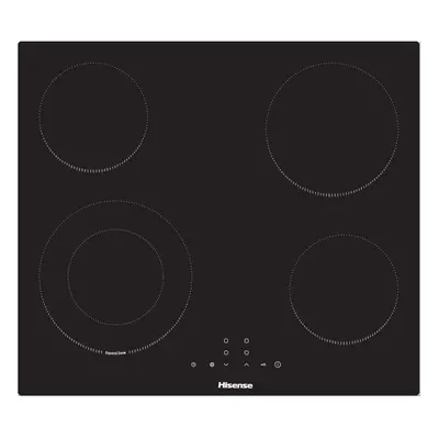 Hisense E6422SC hob Black Built-in cm Ceramic zone(s)