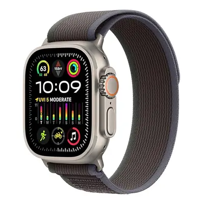 Apple Watch Ultra 49mm(GPS+Cellular) (MRF53, Titanium Case with Black/Blue Trail Loop - S/M)