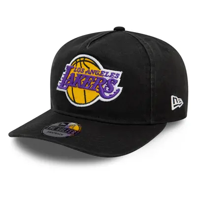 LA Lakers Washed Golfer Adjustable Black Cap