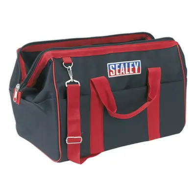 500 x x 330mm STRONG Tool Bag - RED - Multiple Pocket Padded Base Storage