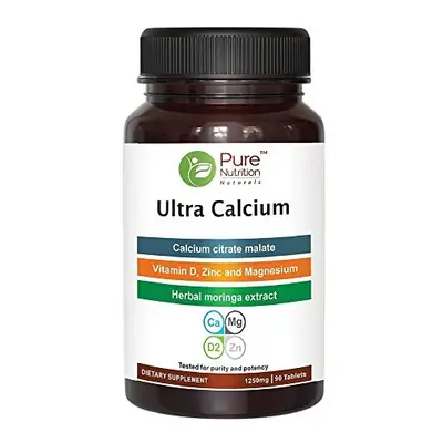 Pure Nutrition Ultra Calcium Citrate 1000mg Highly absorbable Calcium Supplement with Calcium Ci