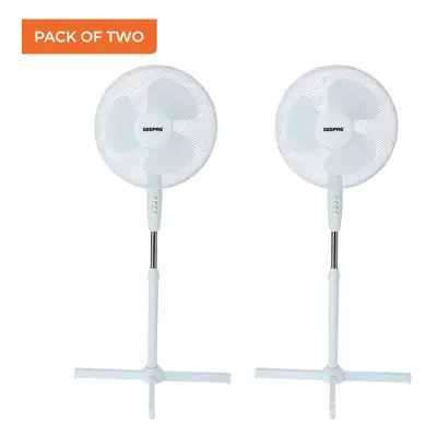 Geepas Inch Standing Pedestal Fan Oscillating Speed, Pack of