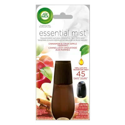 Air Wick Essential Oils Diffuser Mist Refill Cinnamon and Crisp Apple