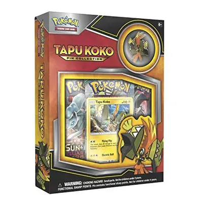 Pokemon TCG Tapu Koko Pin Collection Card Game