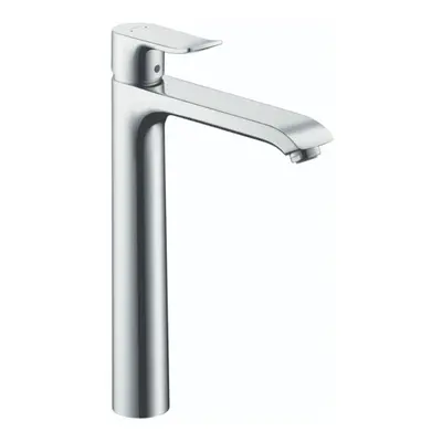 hansgrohe Metris Modern Upgrade Easy Install 1-Handle 5-inch Tall Bathroom Sink Faucet in Chrome