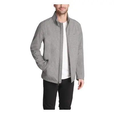 Tommy Hilfiger Men's Classic Soft Shell Jacket Heather Grey 4X-Large