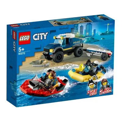 LEGO Police Boat Transport