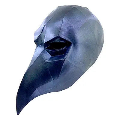 Low poly raven mask