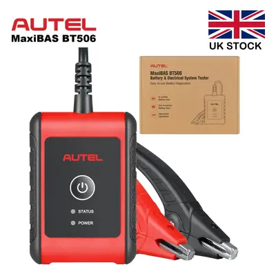 Autel BT506 Car Battery Tester 6V 12V CCA Car Battery Analyzer Auto Cranking Charging System Dia