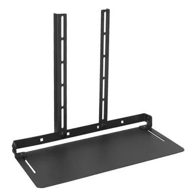 VIVO inch Over Under VESA Monitor Shelf Mount, Holds Media Devices, Speakers, Routers, and More,