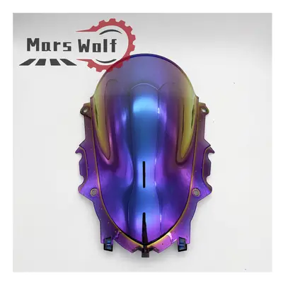 (PURPLE) Motorcycle Visor Viser Windshield WindScreen Fit For YAMAHA YZF R25 R3